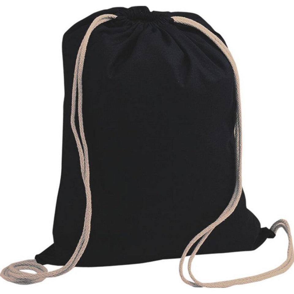 1081 Bolsa - Zaino a sacca in Cotone 130gr. personalizzato con logo - Pubblienne