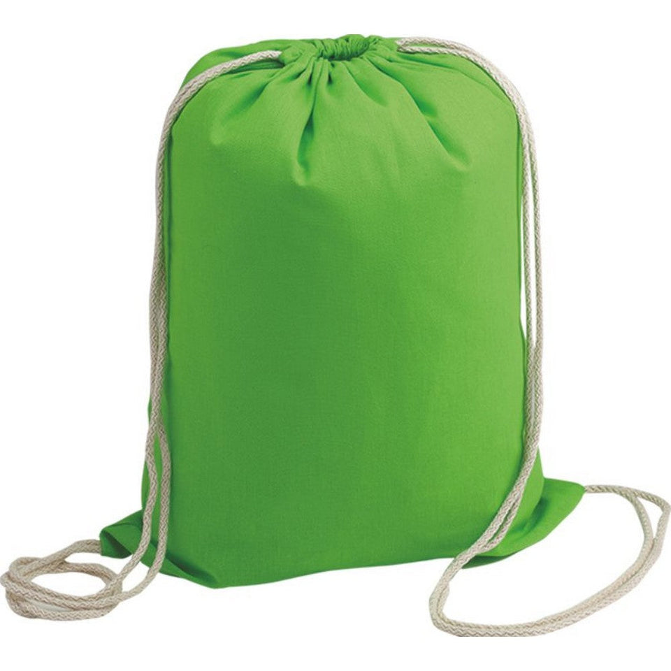 1081 Bolsa - Zaino a sacca in Cotone 130gr. personalizzato con logo - Pubblienne