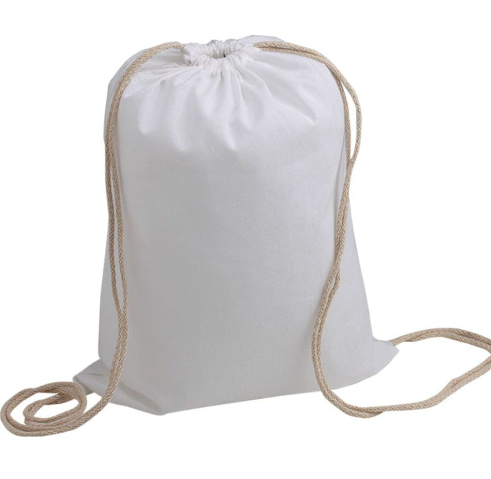 1081 Bolsa - Zaino a sacca in Cotone 130gr. personalizzato con logo - Pubblienne