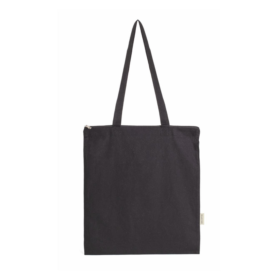 1100 Fiona Black - Borsa Shopping In Cotone Dimensioni: cm 38x42 personalizzato con logo - Pubblienne