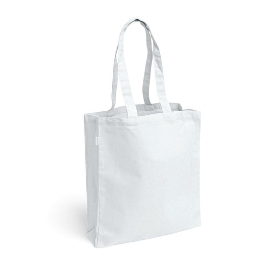 1131 LORA BIANCO - Shopper  Cotone 220g/m² personalizzato con logo - Pubblienne