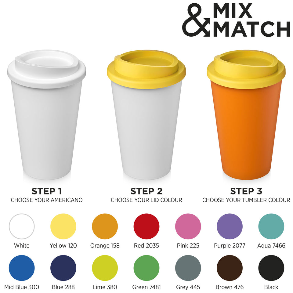 Tazza termica Americano® da 350 ml personalizzato con logo - Pubblienne