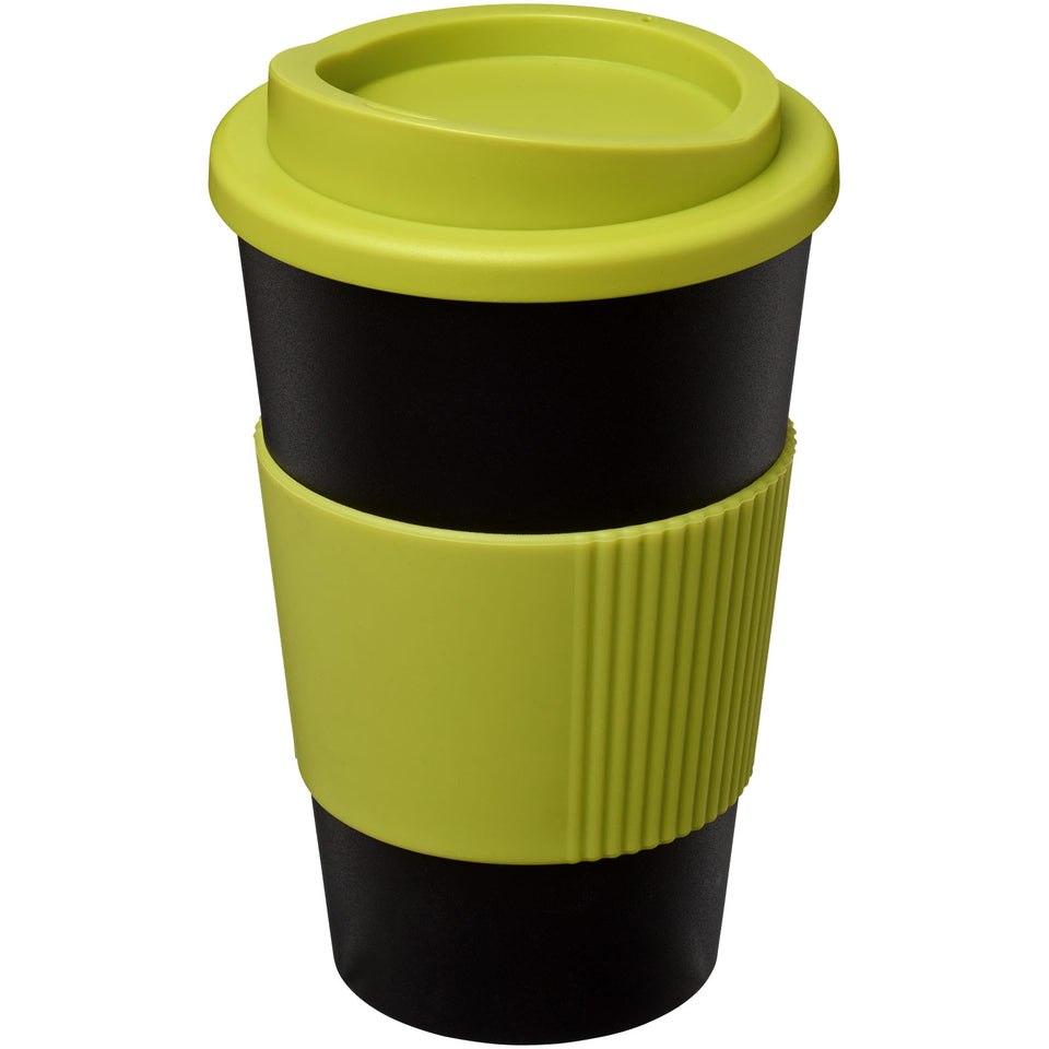 Tazza termica Americano® da 350 ml con grip personalizzato con logo - Pubblienne