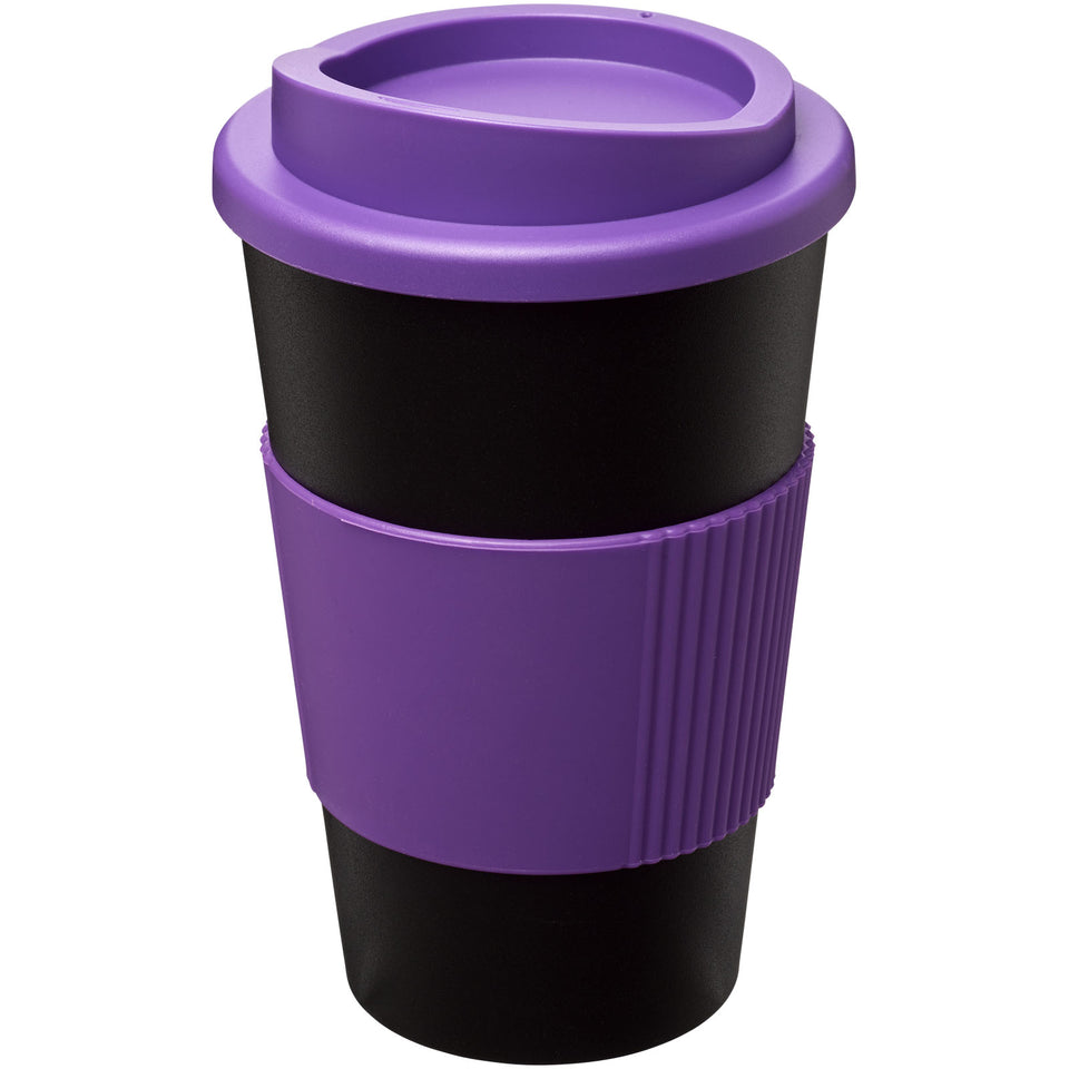 Tazza termica Americano® da 350 ml con grip personalizzato con logo - Pubblienne