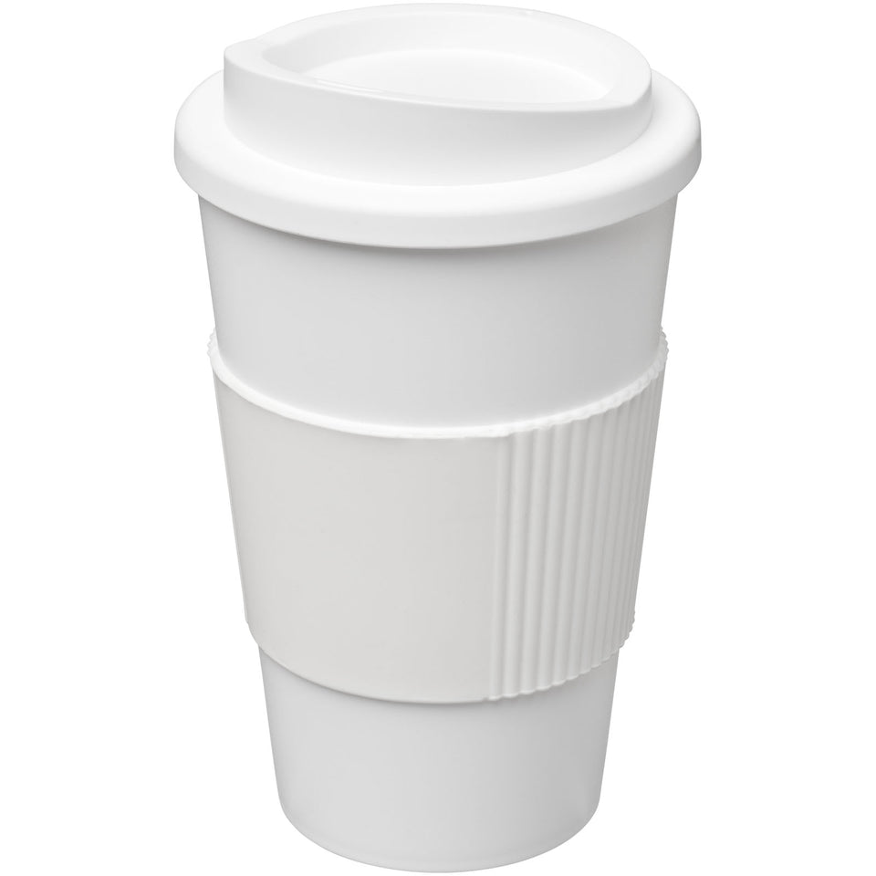 Tazza termica Americano® da 350 ml con grip personalizzato con logo - Pubblienne
