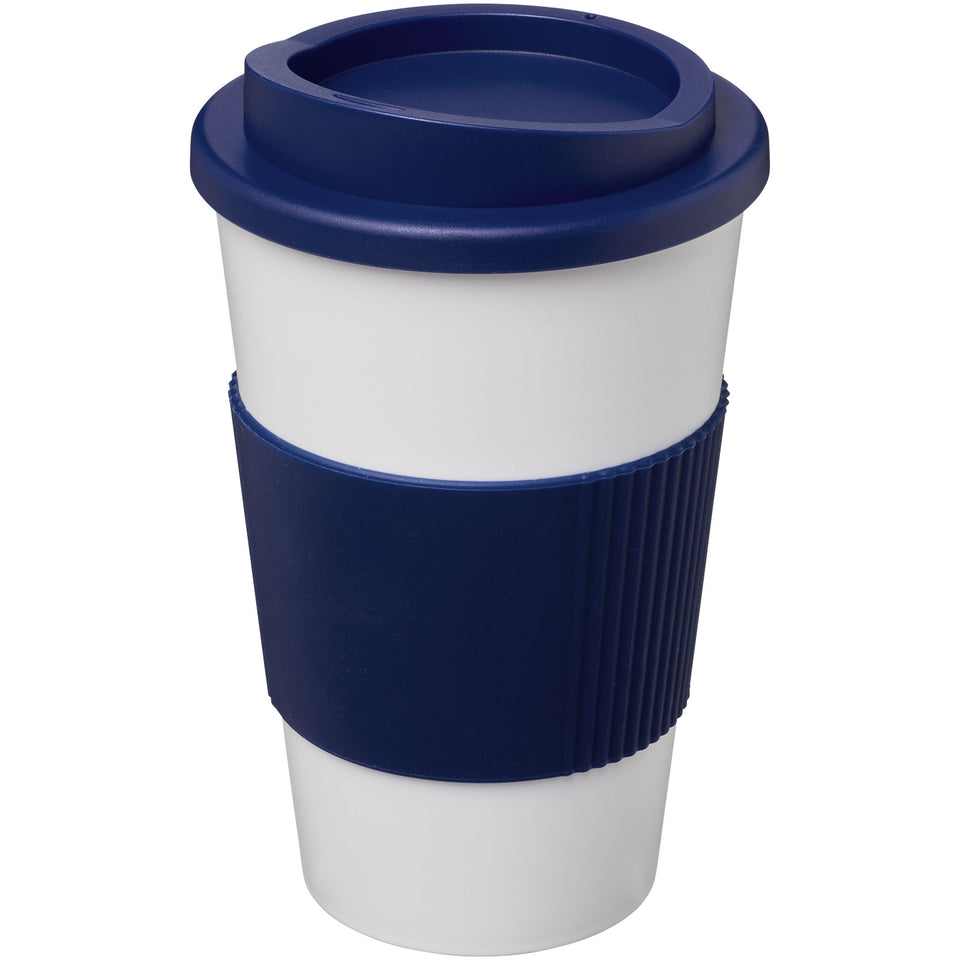 Tazza termica Americano® da 350 ml con grip personalizzato con logo - Pubblienne