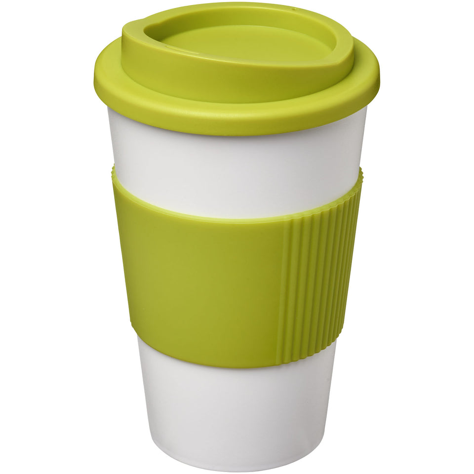 Tazza termica Americano® da 350 ml con grip personalizzato con logo - Pubblienne