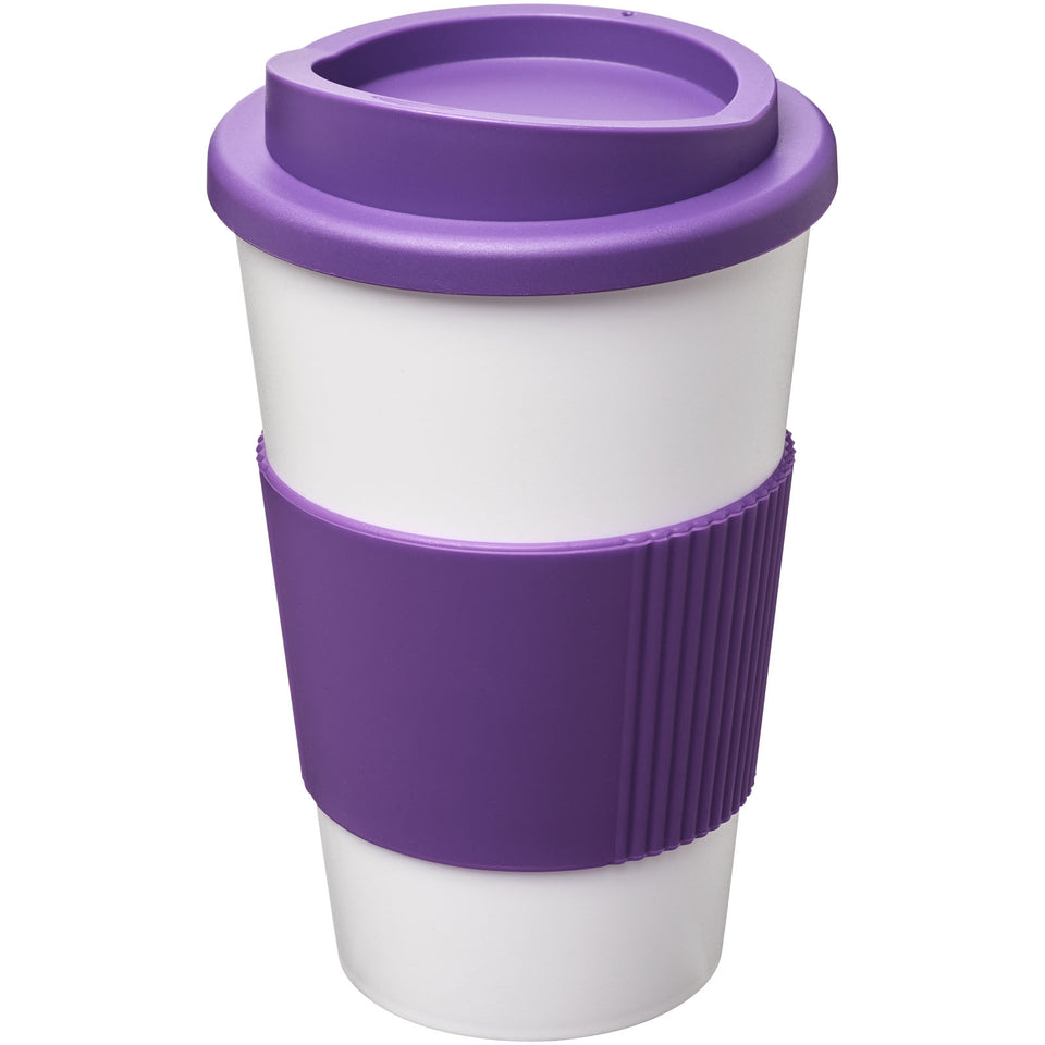 Tazza termica Americano® da 350 ml con grip personalizzato con logo - Pubblienne