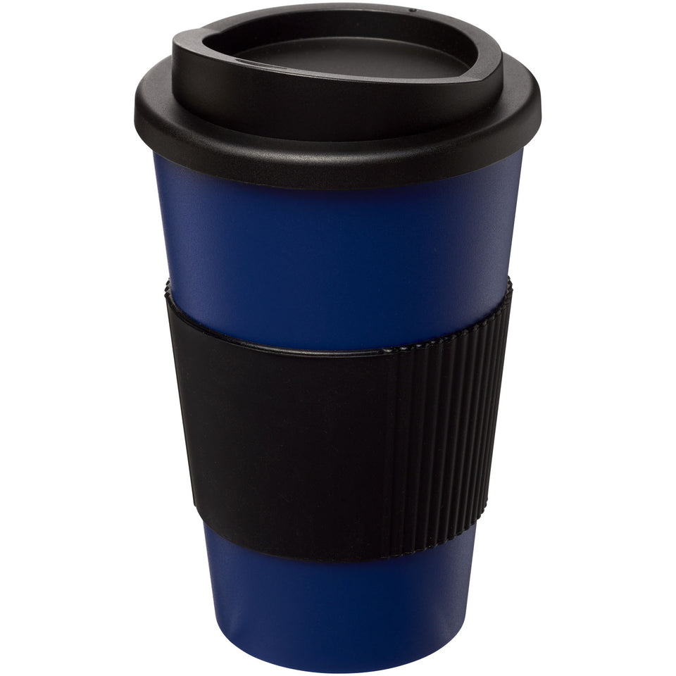 Tazza termica Americano® da 350 ml con grip personalizzato con logo - Pubblienne