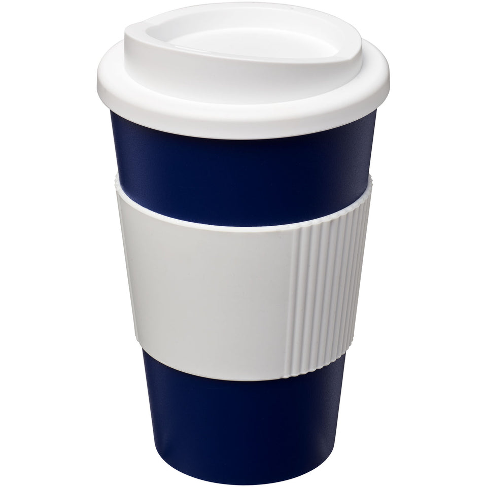 Tazza termica Americano® da 350 ml con grip personalizzato con logo - Pubblienne