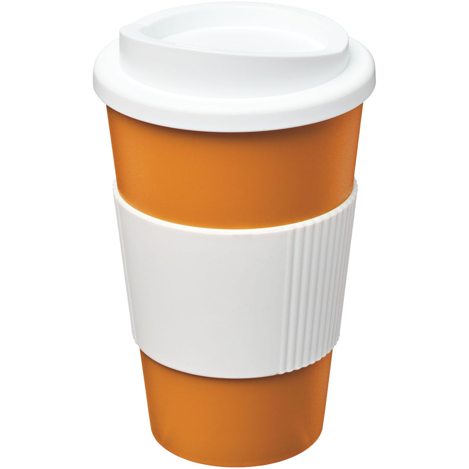 Tazza termica Americano® da 350 ml con grip personalizzato con logo - Pubblienne