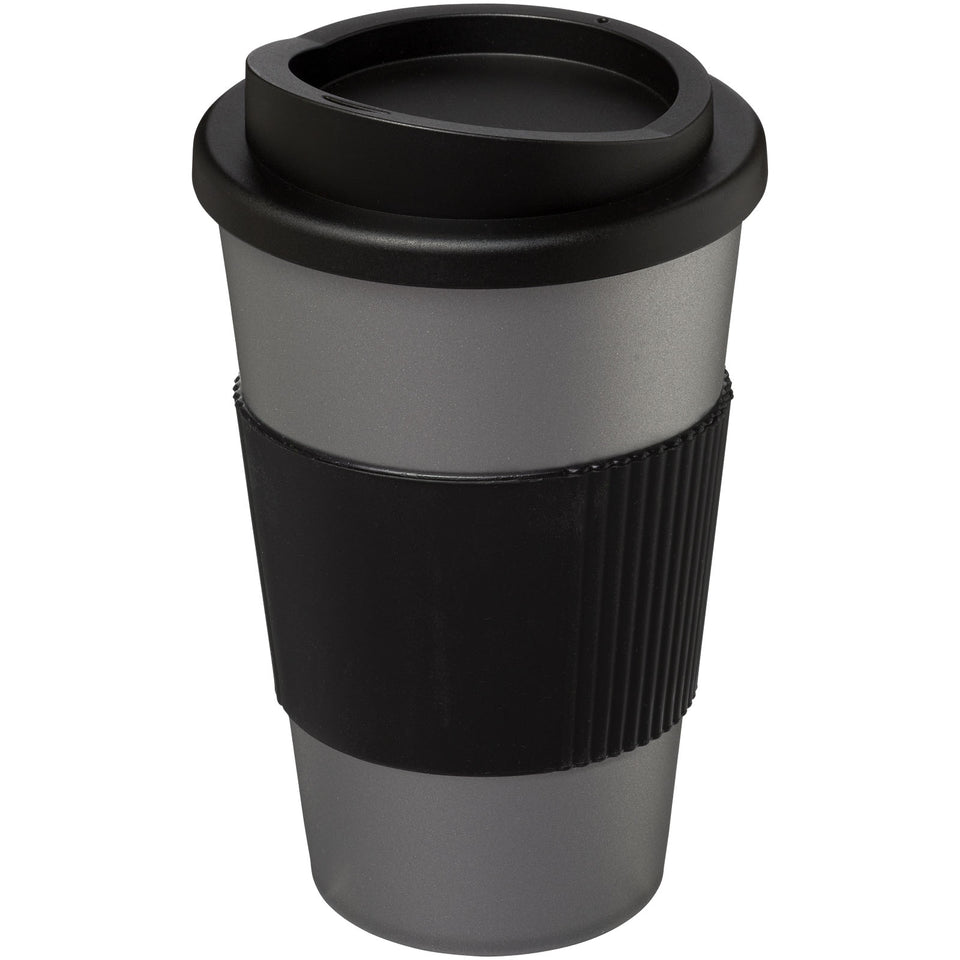 Tazza termica Americano® da 350 ml con grip personalizzato con logo - Pubblienne