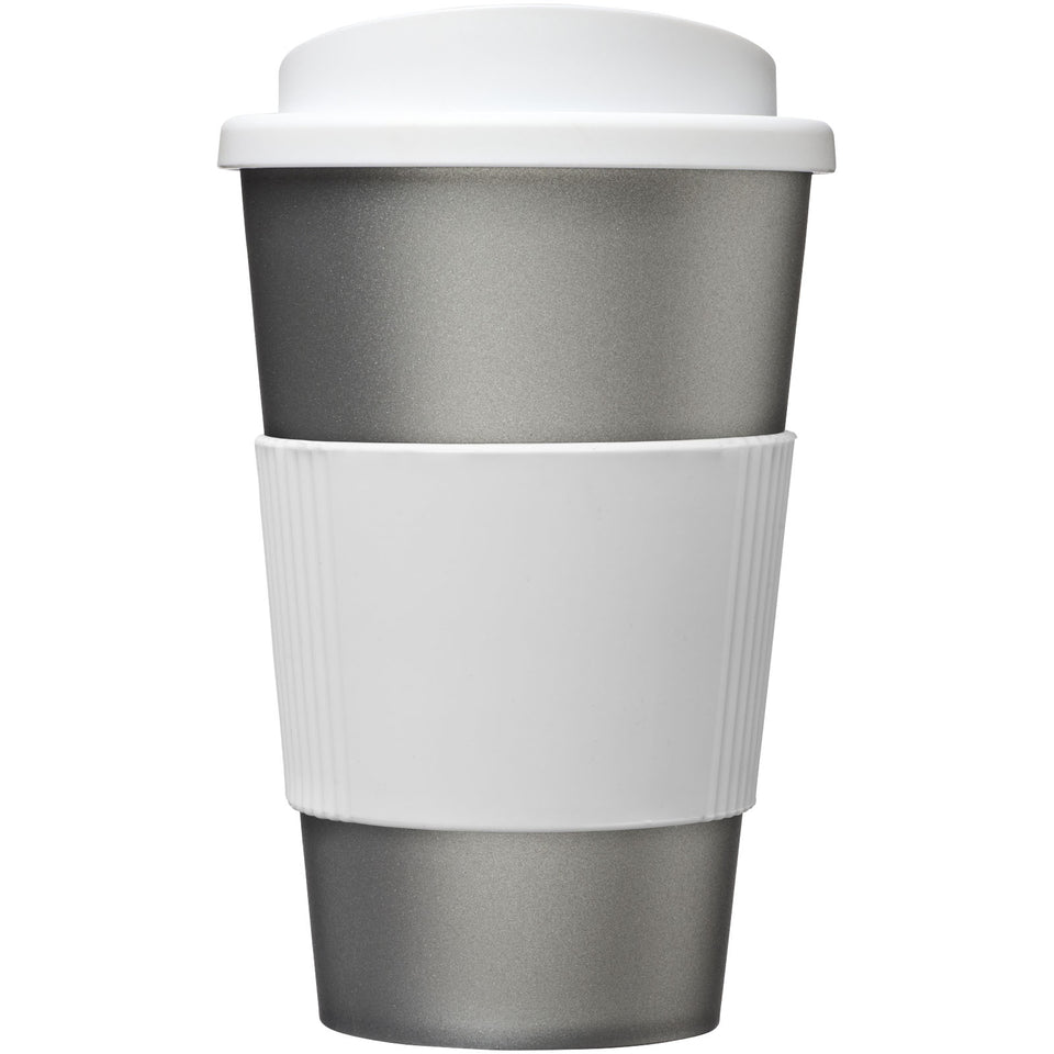 Tazza termica Americano® da 350 ml con grip personalizzato con logo - Pubblienne
