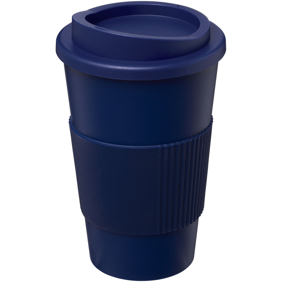 Tazza termica Americano® da 350 ml con grip personalizzato con logo - Pubblienne