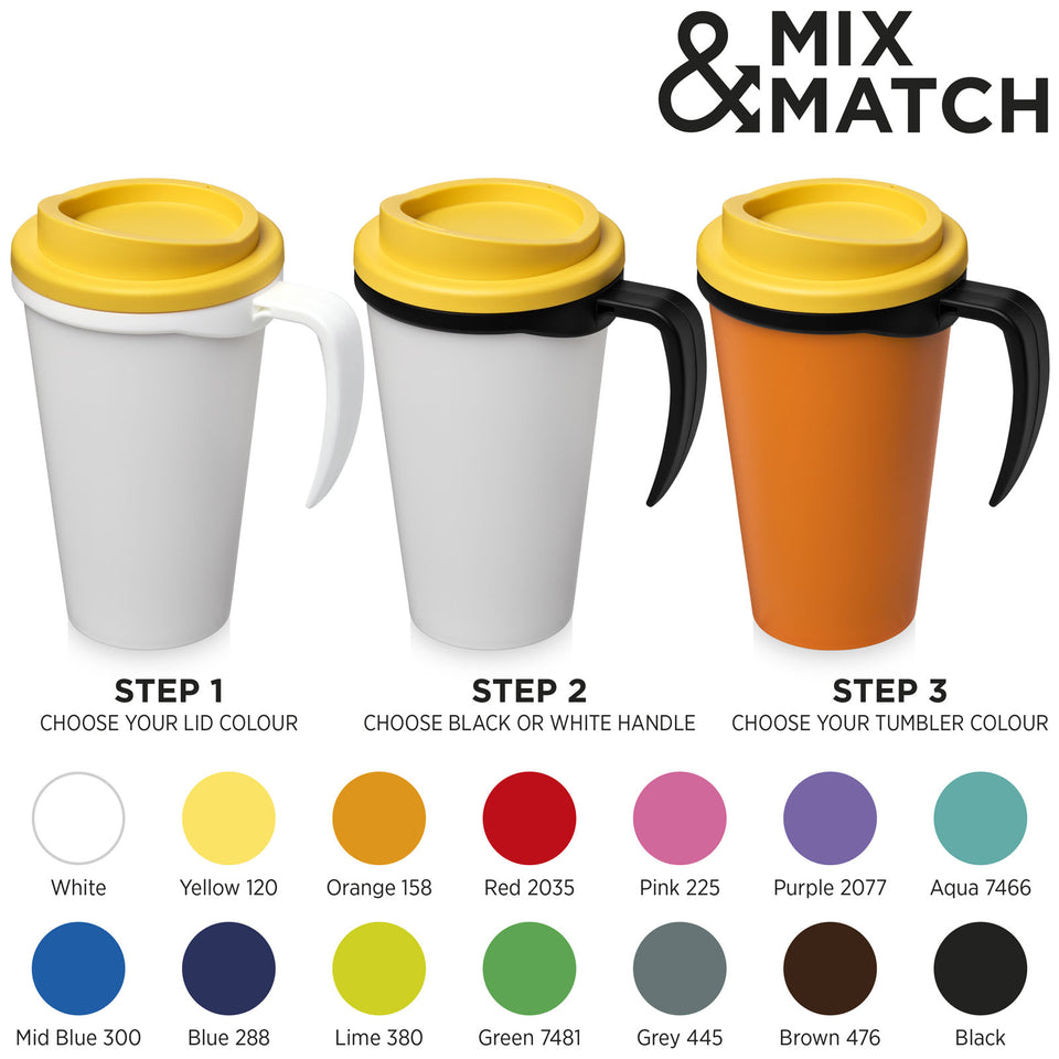 Tazza termica Americano® grande da 350 ml personalizzato con logo - Pubblienne