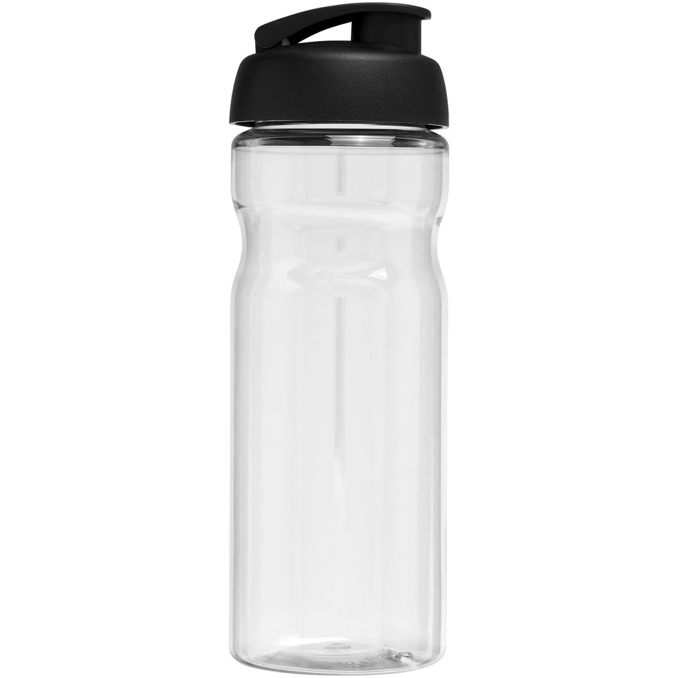 Borraccia sportiva H2O Active® Base da 650 ml con coperchio a scatto personalizzato con logo - Pubblienne