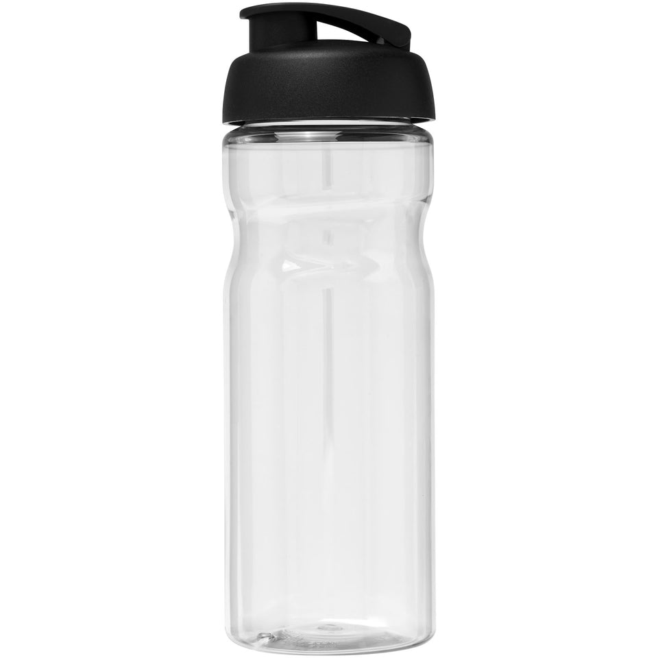 Borraccia sportiva H2O Active® Base da 650 ml con coperchio a scatto personalizzato con logo - Pubblienne