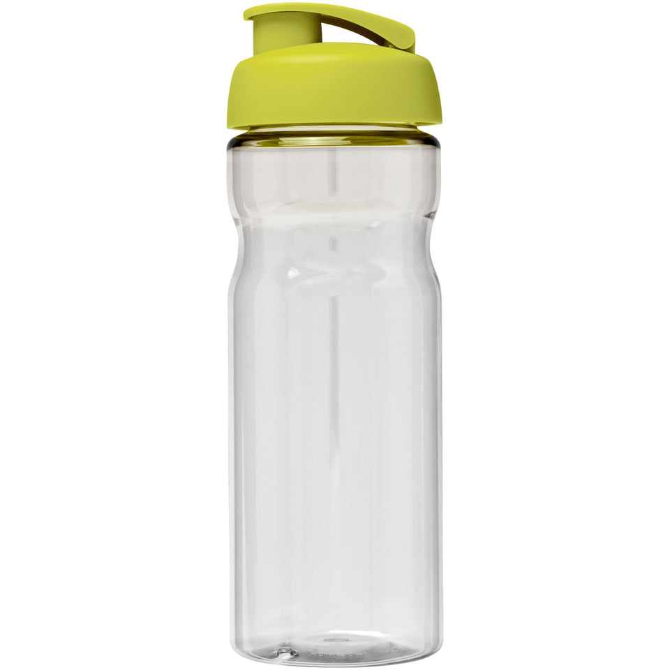 Borraccia sportiva H2O Active® Base da 650 ml con coperchio a scatto personalizzato con logo - Pubblienne