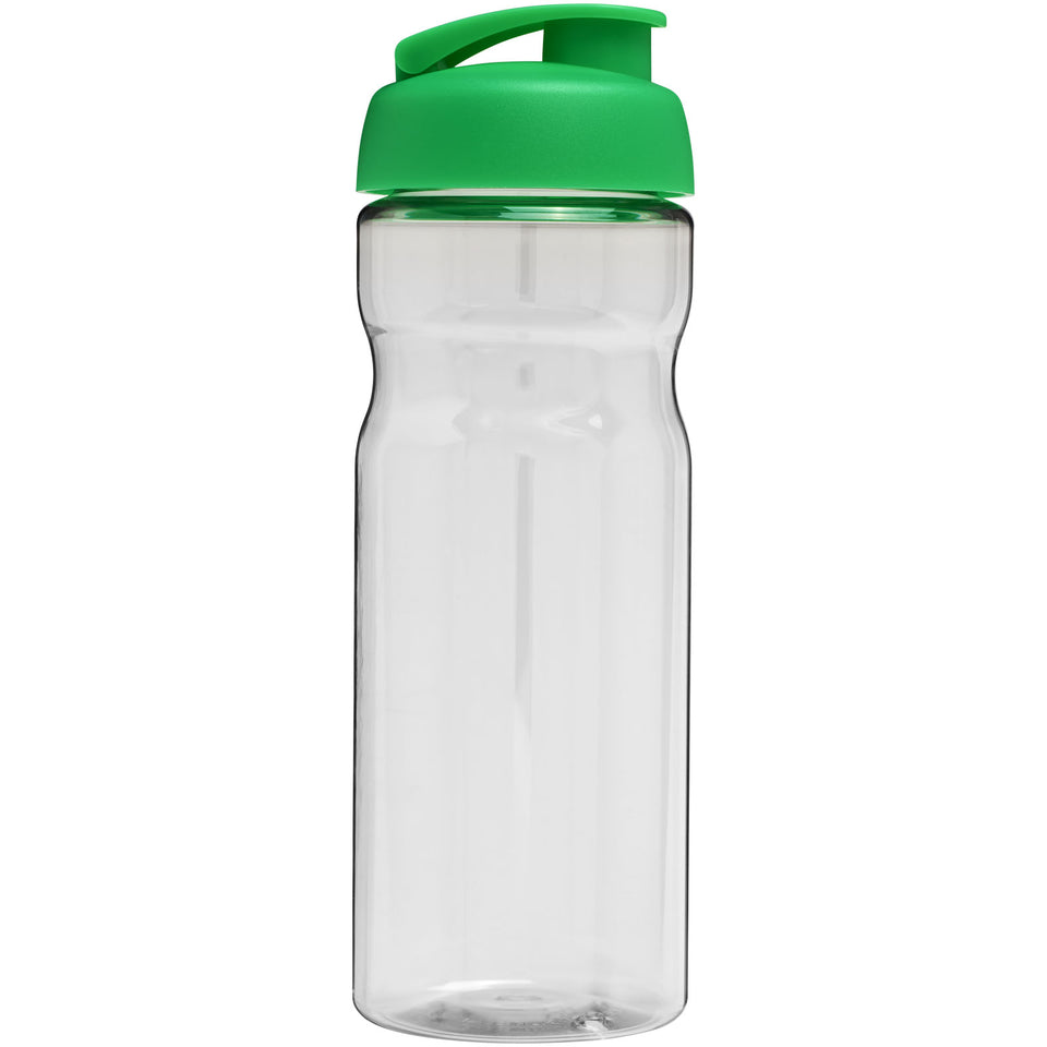 Borraccia sportiva H2O Active® Base da 650 ml con coperchio a scatto personalizzato con logo - Pubblienne