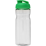 Borraccia sportiva H2O Active® Base da 650 ml con coperchio a scatto personalizzato con logo - Pubblienne