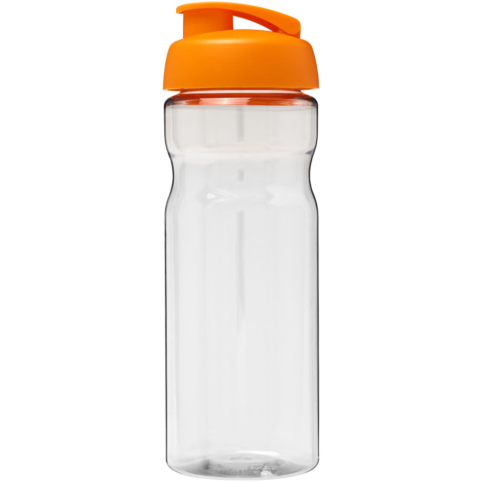 Borraccia sportiva H2O Active® Base da 650 ml con coperchio a scatto personalizzato con logo - Pubblienne
