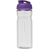 Borraccia sportiva H2O Active® Base da 650 ml con coperchio a scatto personalizzato con logo - Pubblienne