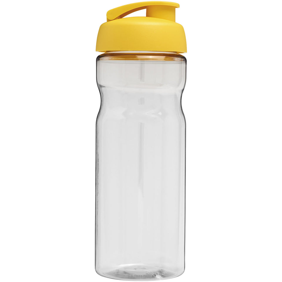 Borraccia sportiva H2O Active® Base da 650 ml con coperchio a scatto personalizzato con logo - Pubblienne