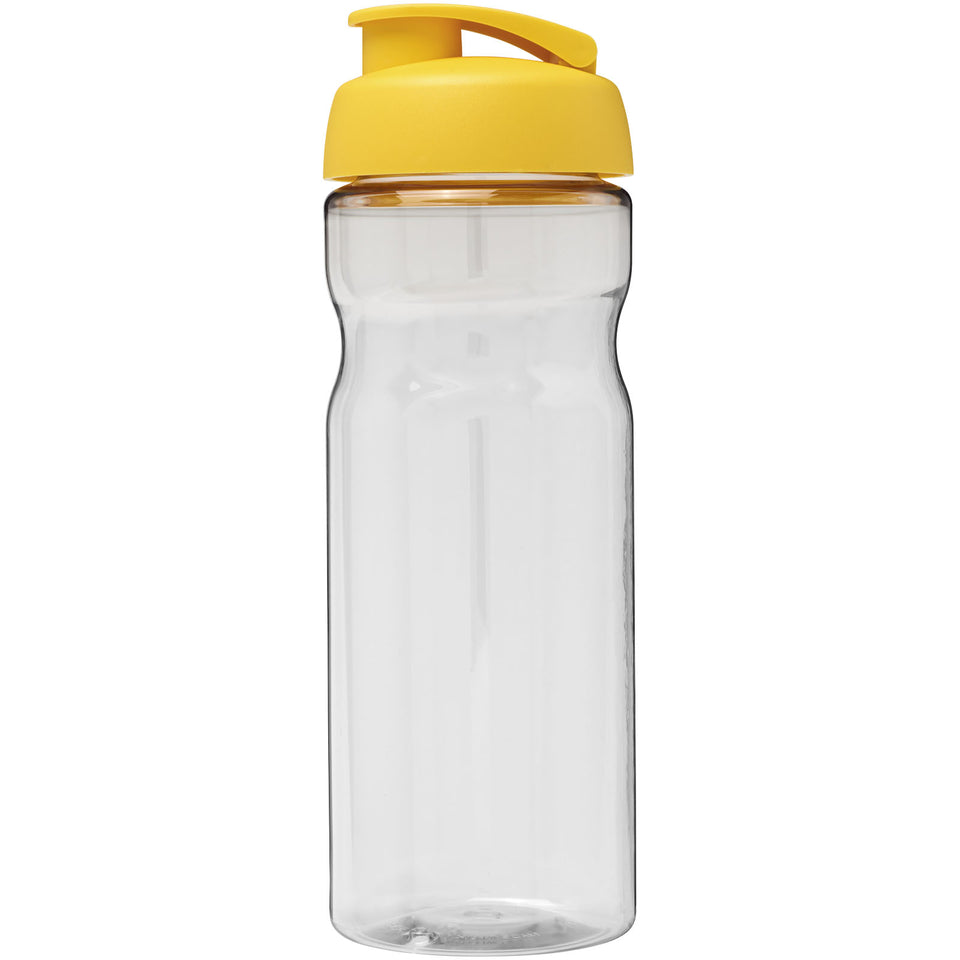 Borraccia sportiva H2O Active® Base da 650 ml con coperchio a scatto personalizzato con logo - Pubblienne