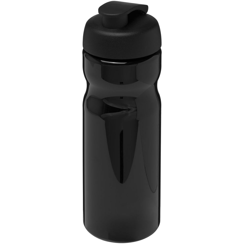 Borraccia sportiva H2O Active® Base da 650 ml con coperchio a scatto personalizzato con logo - Pubblienne