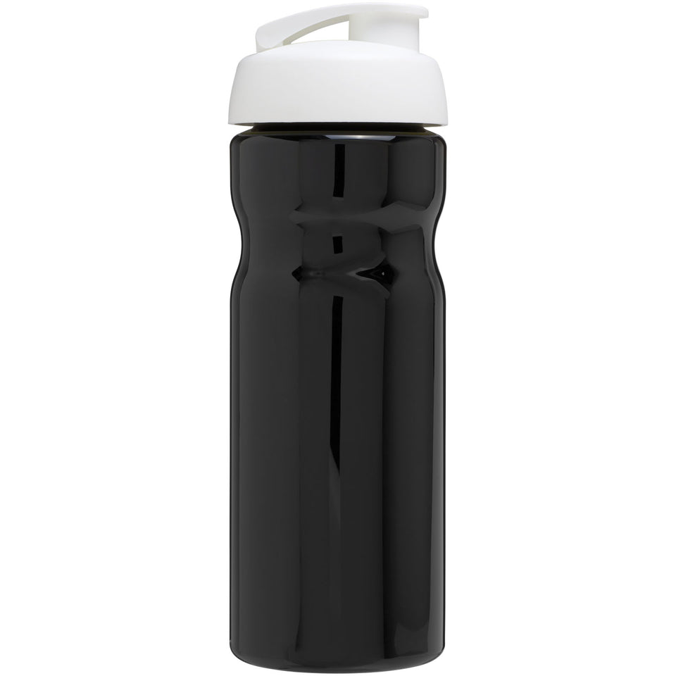 Borraccia sportiva H2O Active® Base da 650 ml con coperchio a scatto personalizzato con logo - Pubblienne