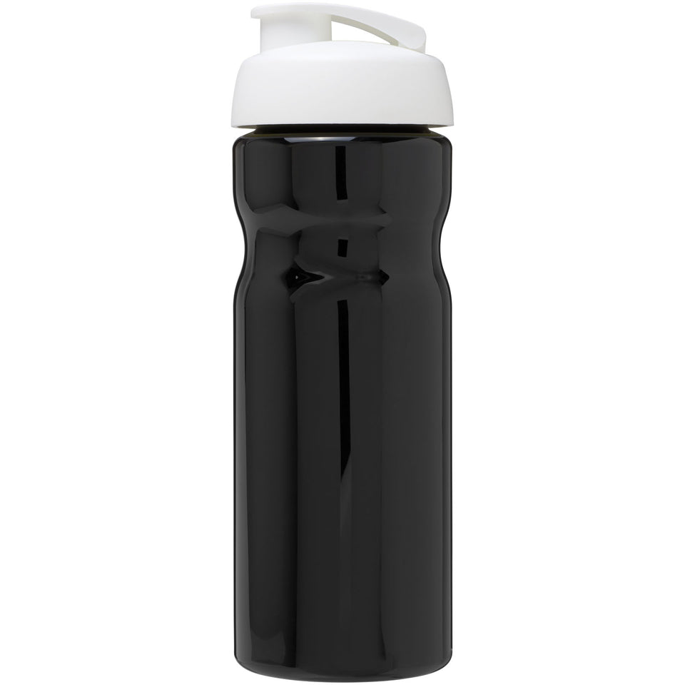 Borraccia sportiva H2O Active® Base da 650 ml con coperchio a scatto personalizzato con logo - Pubblienne