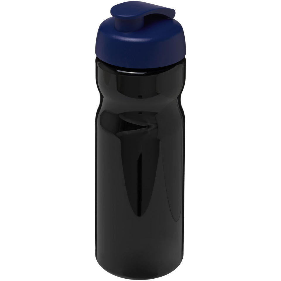 Borraccia sportiva H2O Active® Base da 650 ml con coperchio a scatto personalizzato con logo - Pubblienne