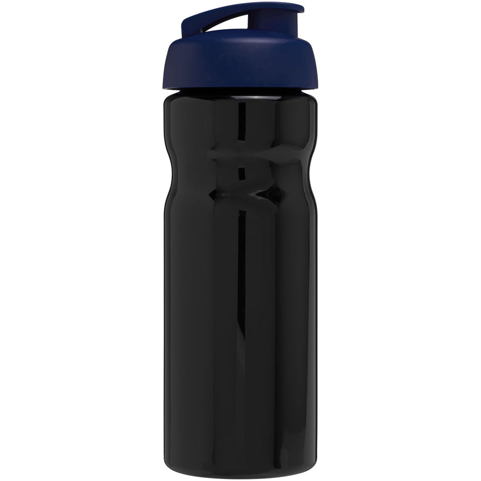 Borraccia sportiva H2O Active® Base da 650 ml con coperchio a scatto personalizzato con logo - Pubblienne