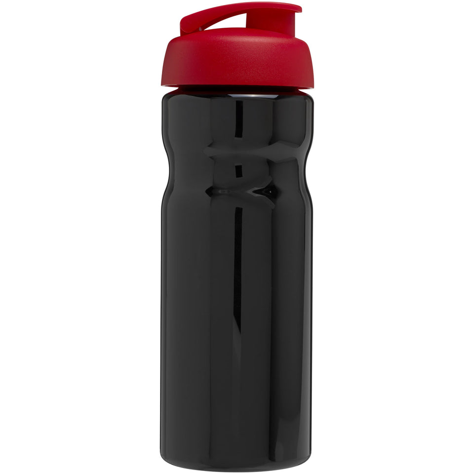 Borraccia sportiva H2O Active® Base da 650 ml con coperchio a scatto personalizzato con logo - Pubblienne
