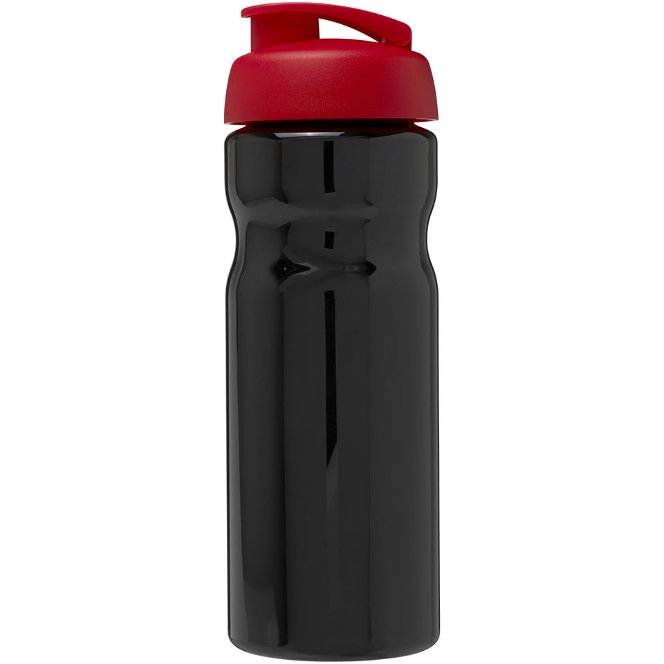 Borraccia sportiva H2O Active® Base da 650 ml con coperchio a scatto personalizzato con logo - Pubblienne