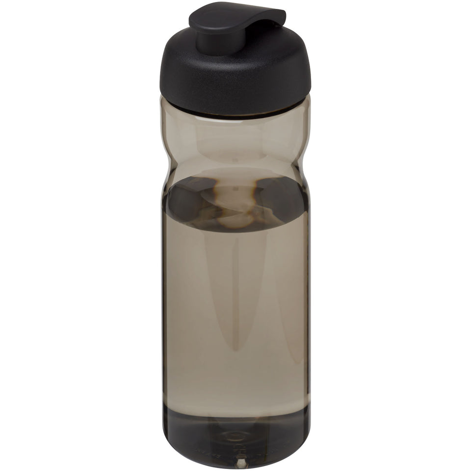 Borraccia sportiva H2O Active® Base da 650 ml con coperchio a scatto personalizzato con logo - Pubblienne