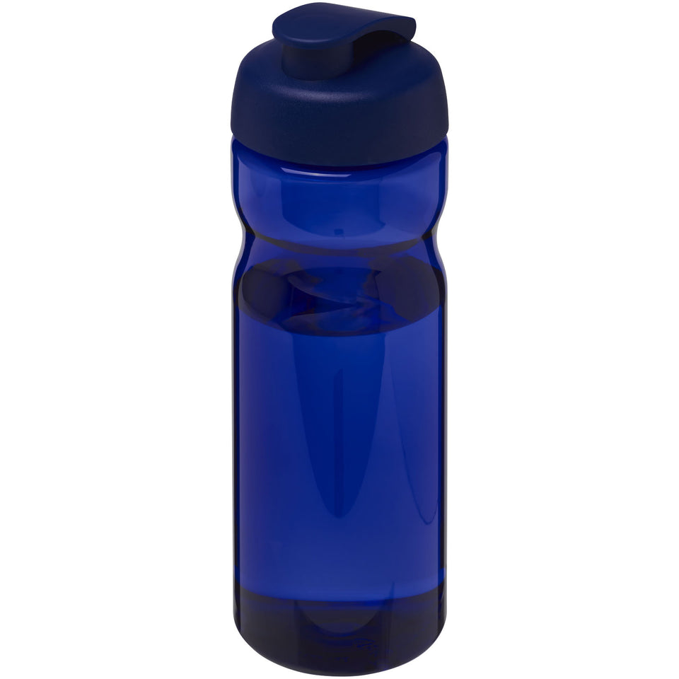 Borraccia sportiva H2O Active® Base da 650 ml con coperchio a scatto personalizzato con logo - Pubblienne