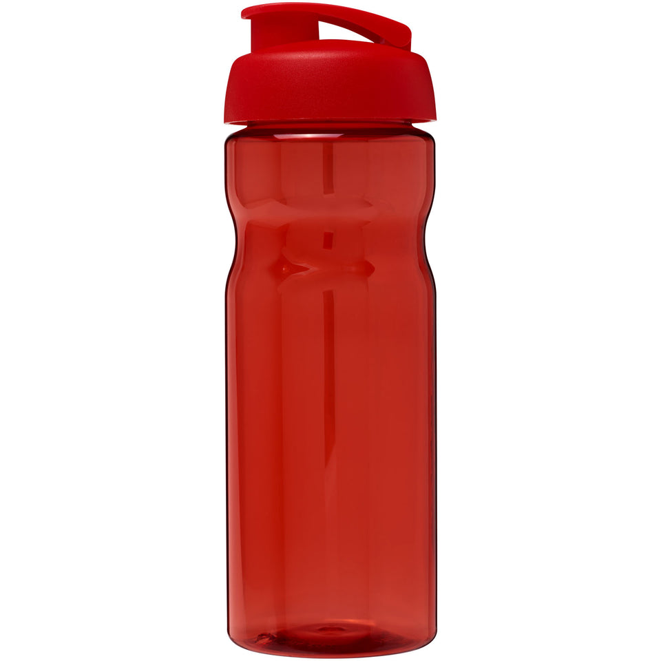 Borraccia sportiva H2O Active® Base da 650 ml con coperchio a scatto personalizzato con logo - Pubblienne