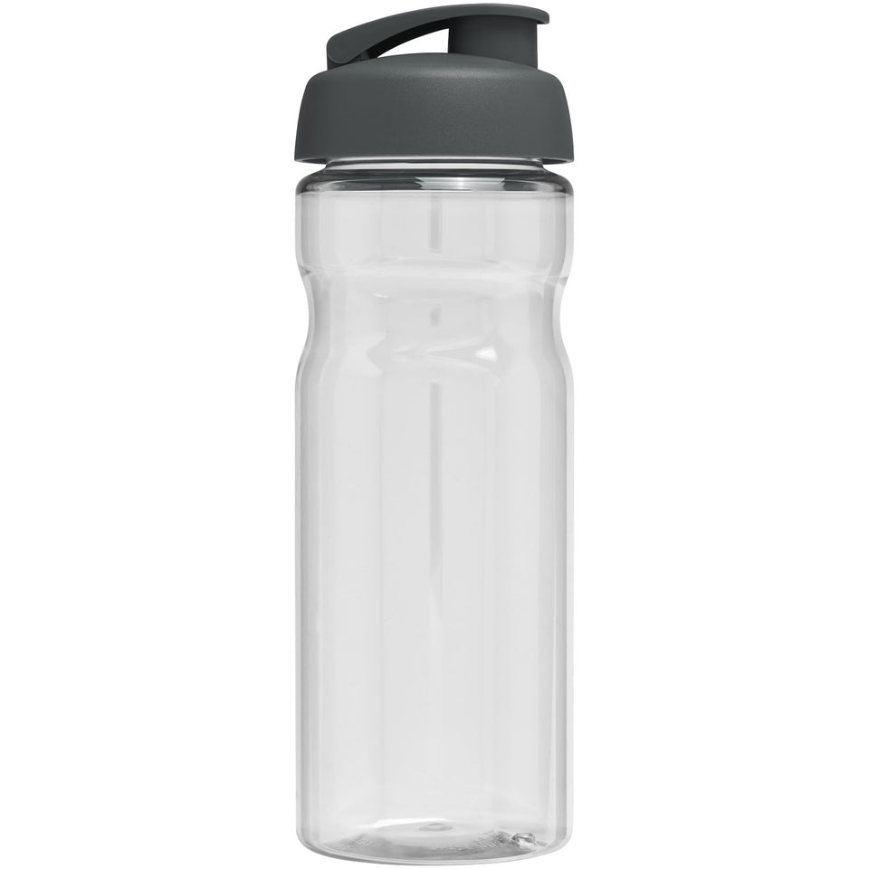 Borraccia sportiva H2O Active® Base da 650 ml con coperchio a scatto personalizzato con logo - Pubblienne