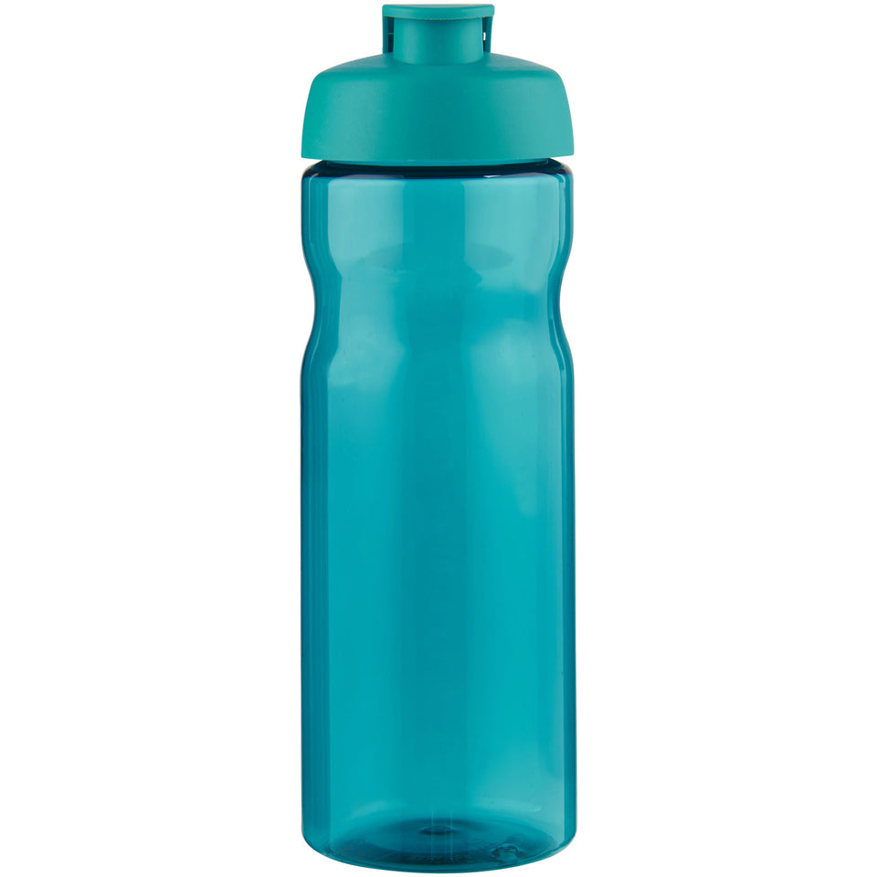 Borraccia sportiva H2O Active® Base da 650 ml con coperchio a scatto personalizzato con logo - Pubblienne