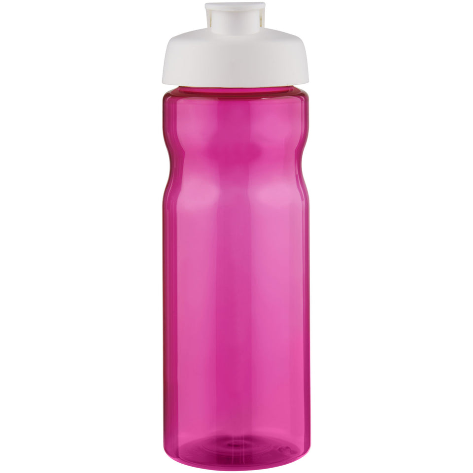 Borraccia sportiva H2O Active® Base da 650 ml con coperchio a scatto personalizzato con logo - Pubblienne