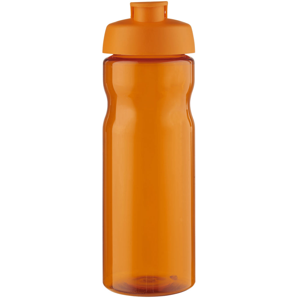 Borraccia sportiva H2O Active® Base da 650 ml con coperchio a scatto personalizzato con logo - Pubblienne