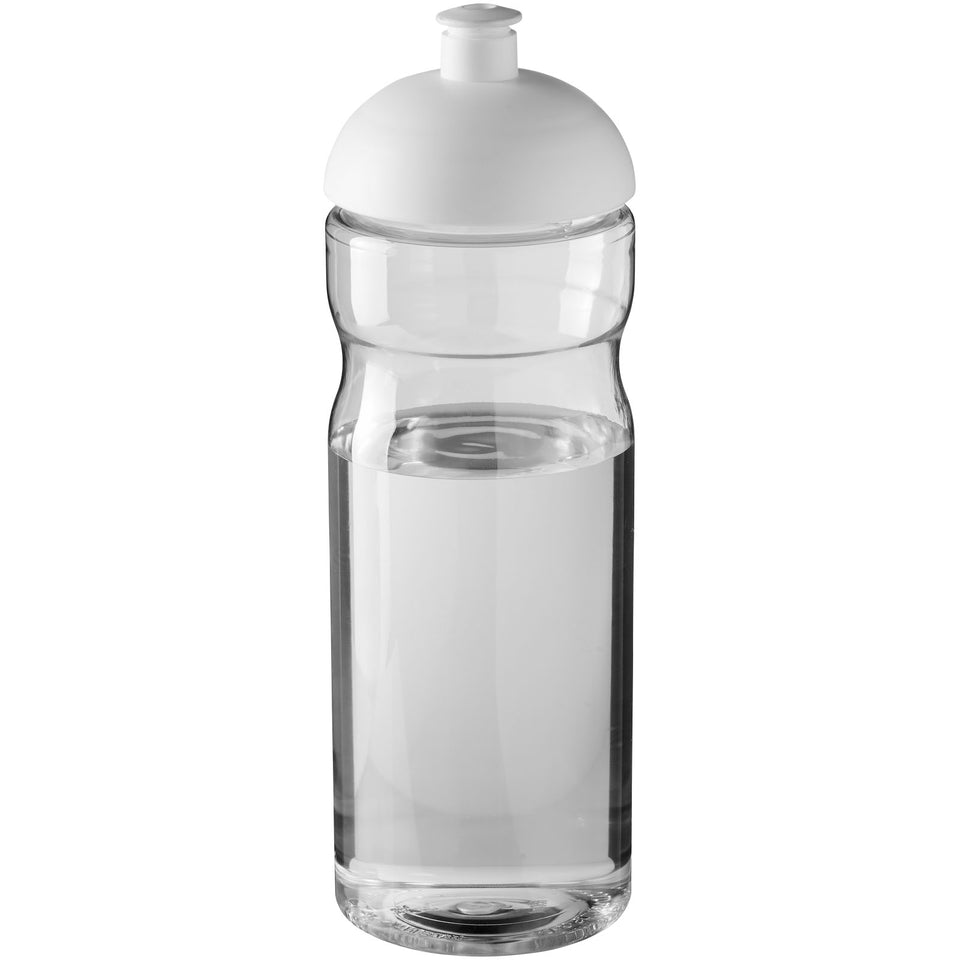 Borraccia sportiva H2O Active® Base da 650 ml con coperchio a cupola personalizzato con logo - Pubblienne