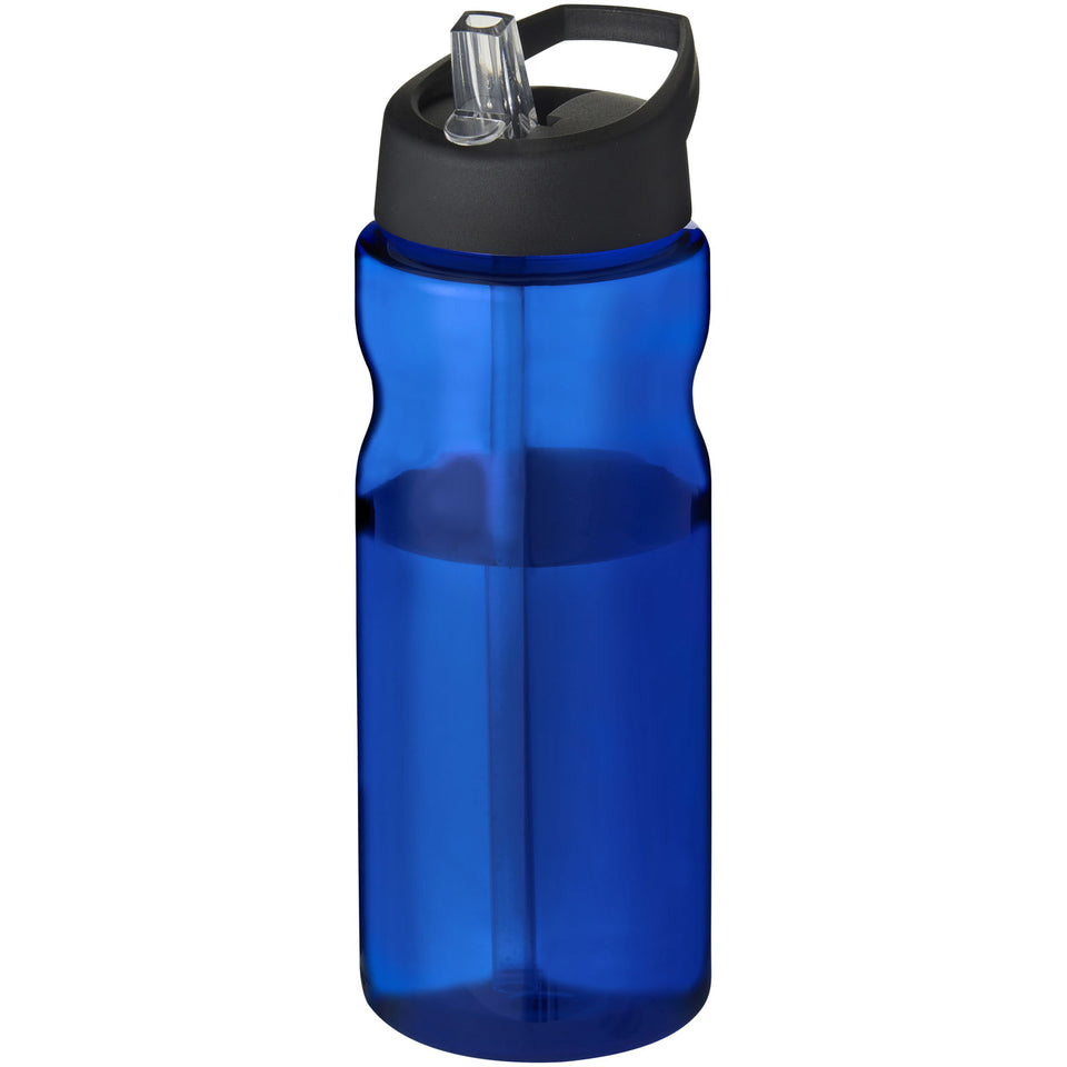 Borraccia sportiva H2O Active® Base da 650 ml con coperchio con beccuccio personalizzato con logo - Pubblienne