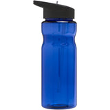 Borraccia sportiva H2O Active® Base da 650 ml con coperchio con beccuccio personalizzato con logo - Pubblienne