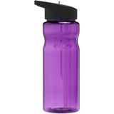Borraccia sportiva H2O Active® Base da 650 ml con coperchio con beccuccio personalizzato con logo - Pubblienne