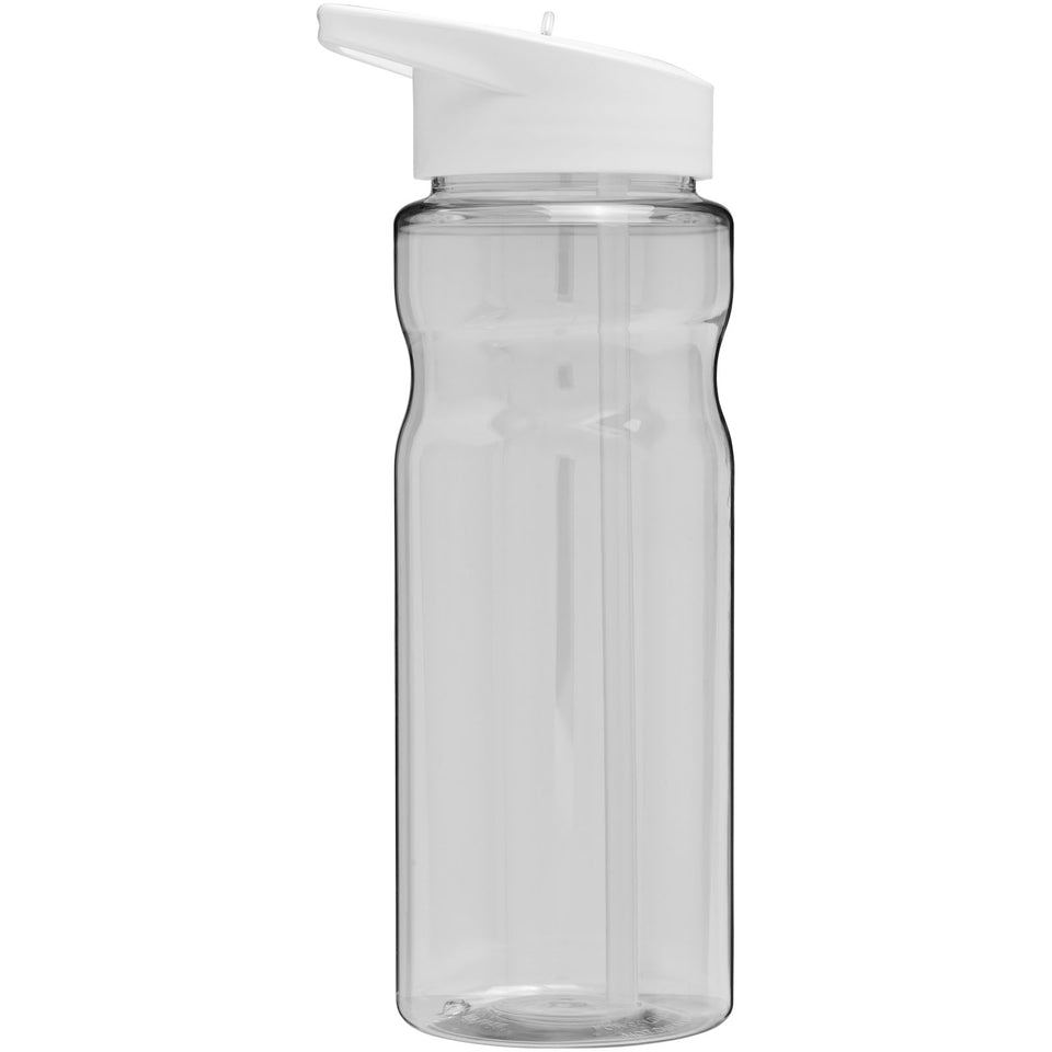 Borraccia sportiva H2O Active® Base da 650 ml con coperchio con beccuccio personalizzato con logo - Pubblienne