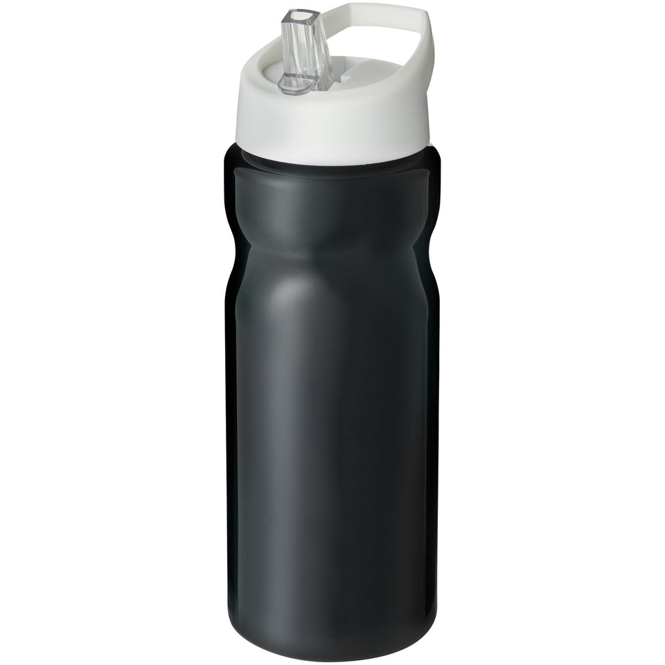 Borraccia sportiva H2O Active® Base da 650 ml con coperchio con beccuccio personalizzato con logo - Pubblienne