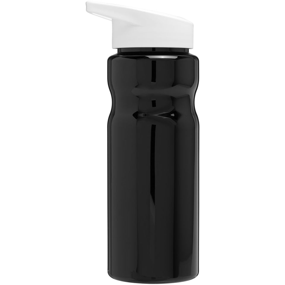 Borraccia sportiva H2O Active® Base da 650 ml con coperchio con beccuccio personalizzato con logo - Pubblienne