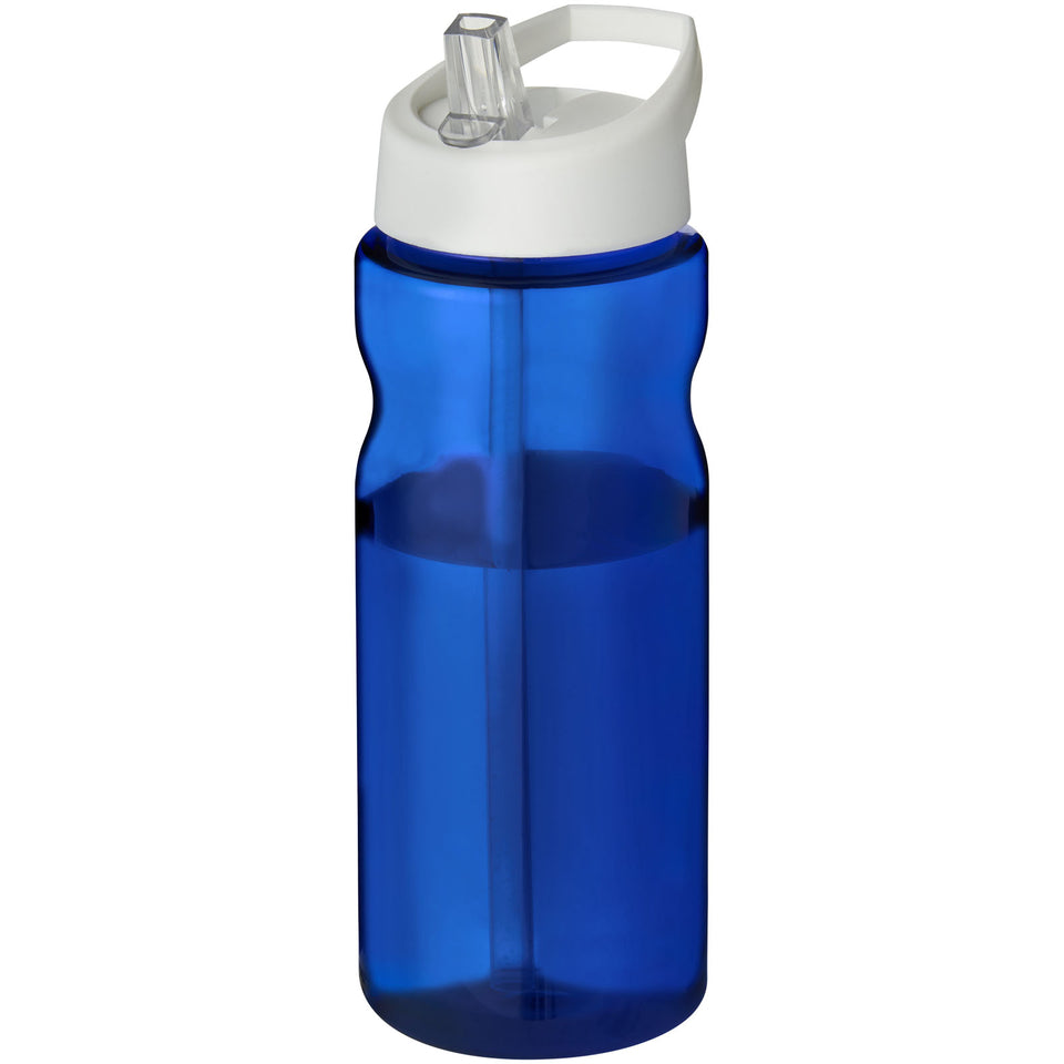 Borraccia sportiva H2O Active® Base da 650 ml con coperchio con beccuccio personalizzato con logo - Pubblienne